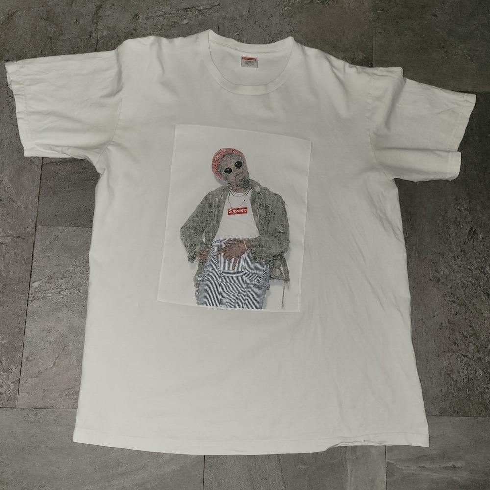 Supreme Andre 3000 Outkast Short Sleeve T-Shirt Size Large White Made In USA
